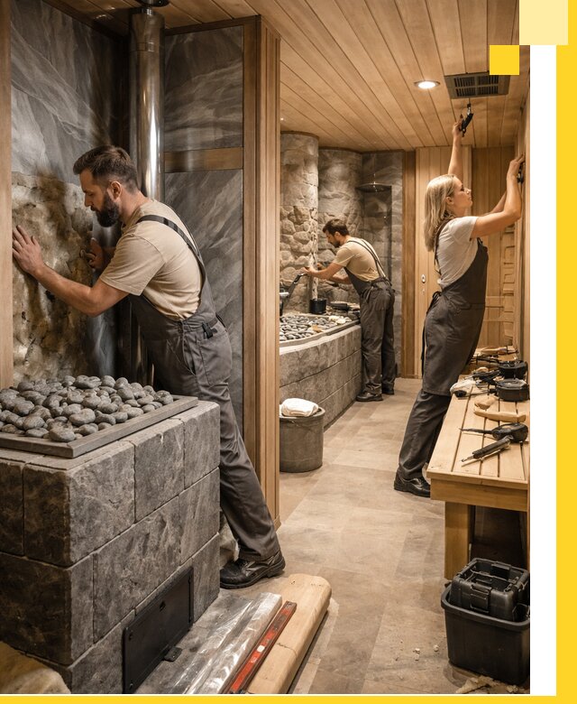 Строительство бань и SPA процедур в Приморско-Ахтарске под ключ и отделкой