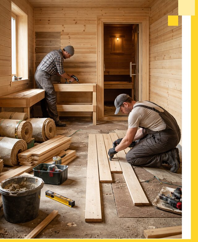 Индивидуальный проект бани с комнатой отдыха под ключ в Приморско-Ахтарске