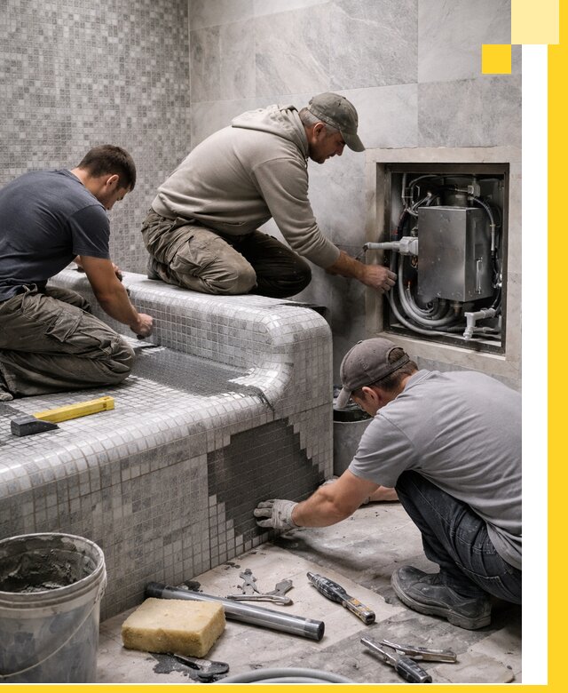 Проекты хамамов под ключ в Приморско-Ахтарске и дизайн и строительство