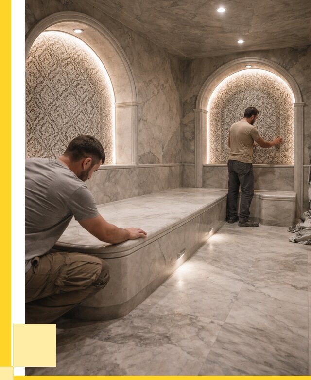 Турецкие бани под ключ в Приморско-Ахтарске от 253450 р. | ЭриданПрр