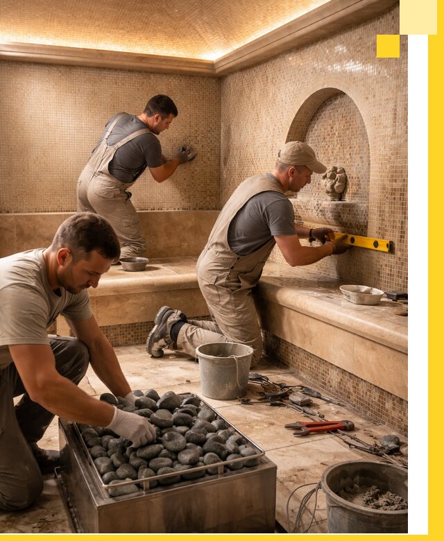 Проектирование и строительство хамама и сауны в Приморско-Ахтарске