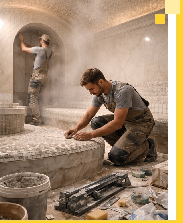 Профессиональный дизайн хамама и SPA под ключ в Приморско-Ахтарске