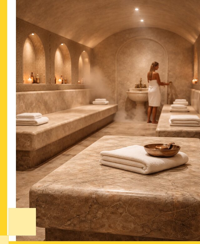 Лежаки для хамама в Приморско-Ахтарске под ключ от 35483 р. | ЭриданПрр