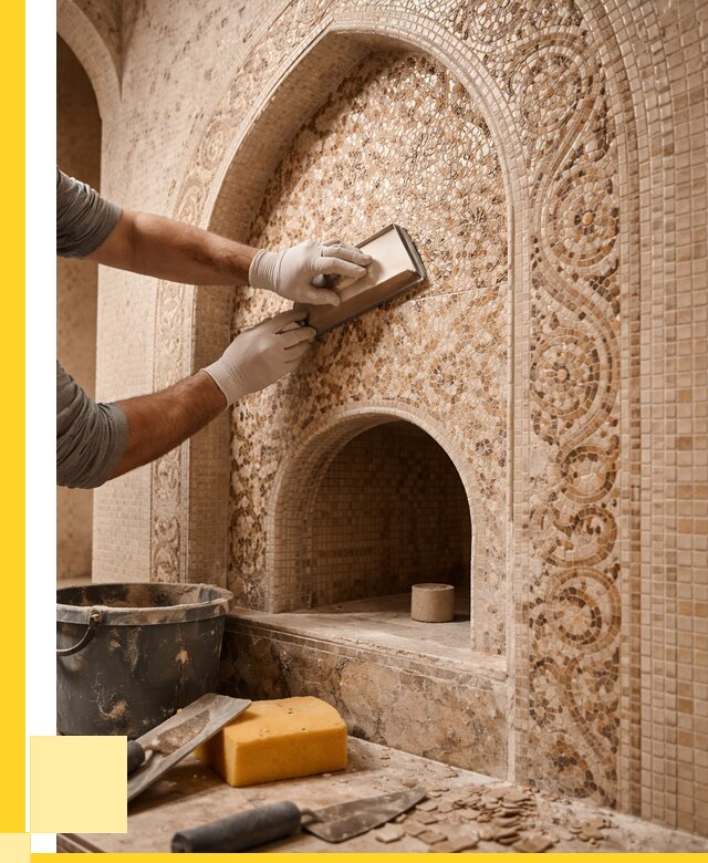 Мозаика для хамама в Приморско-Ахтарске под ключ от 5069 р. | ЭриданПрр