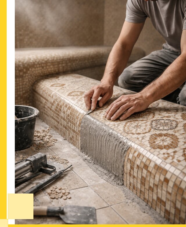 Плитка для хамама под ключ в Приморско-Ахтарске от 3548 р. | ЭриданПрр