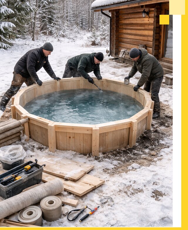 Изготовление и установка ледяных купелей под ключ в Приморско-Ахтарске