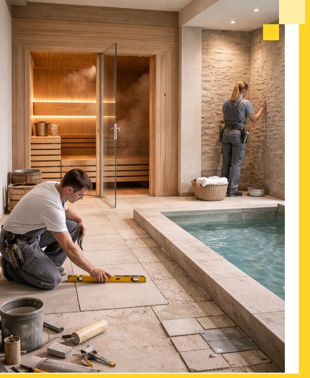 Комплексный дизайн и отделка интерьеров SPA под ключ в Приморско-Ахтарске